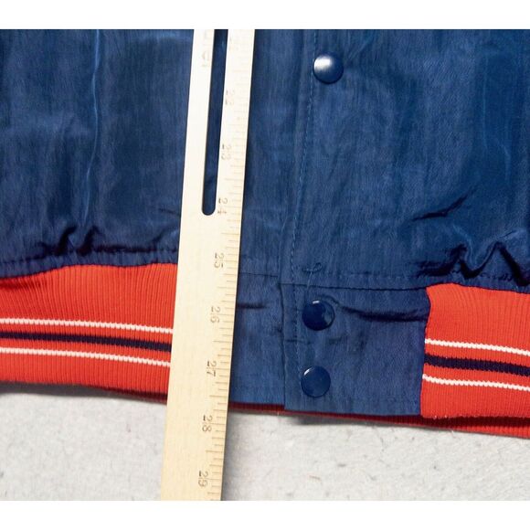 Vintage Starter Cleveland Indians Jacket Mens Large MLB Baseball Lined USA Made - Picture 7 of 8